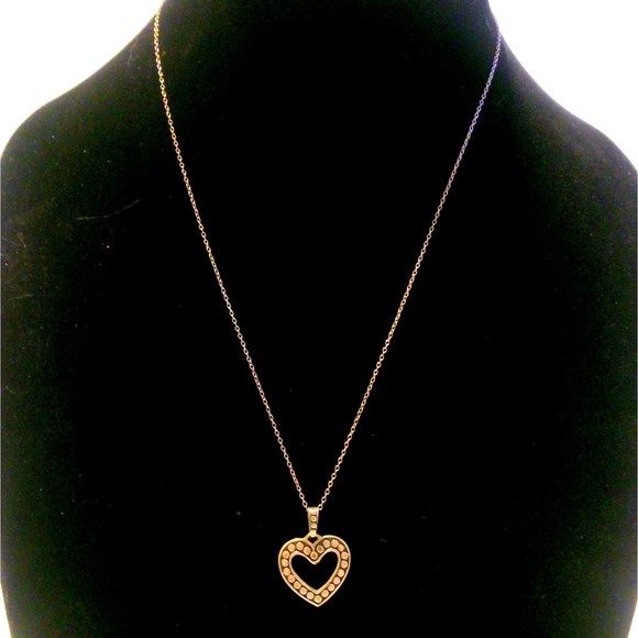 Sterling Silver Heart Pendant Necklace - Picture 2 of 4